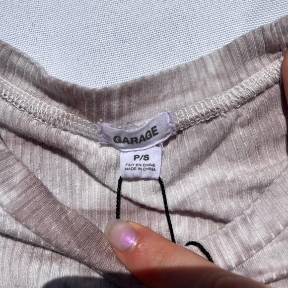 GARAGE stretchy cropped long sleeve - Picture 3 of 4